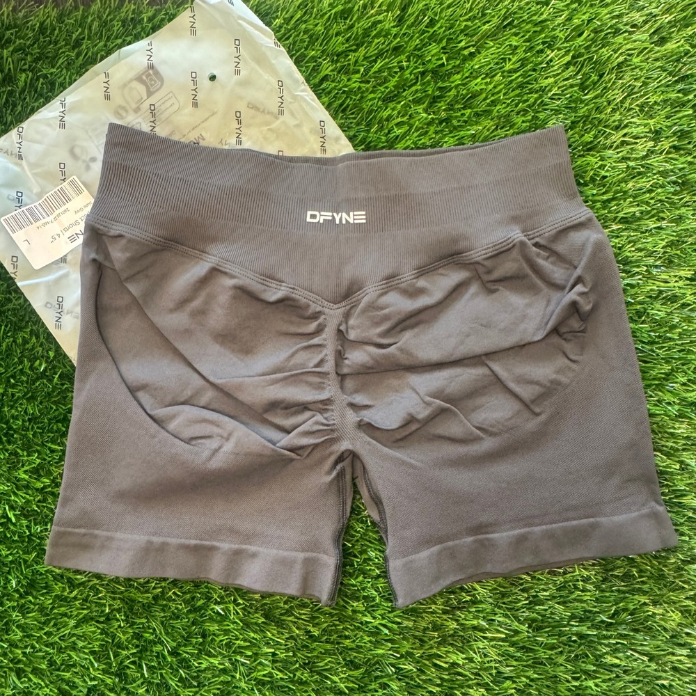 Dfyne impact shorts 4.5" shark/slate gray large